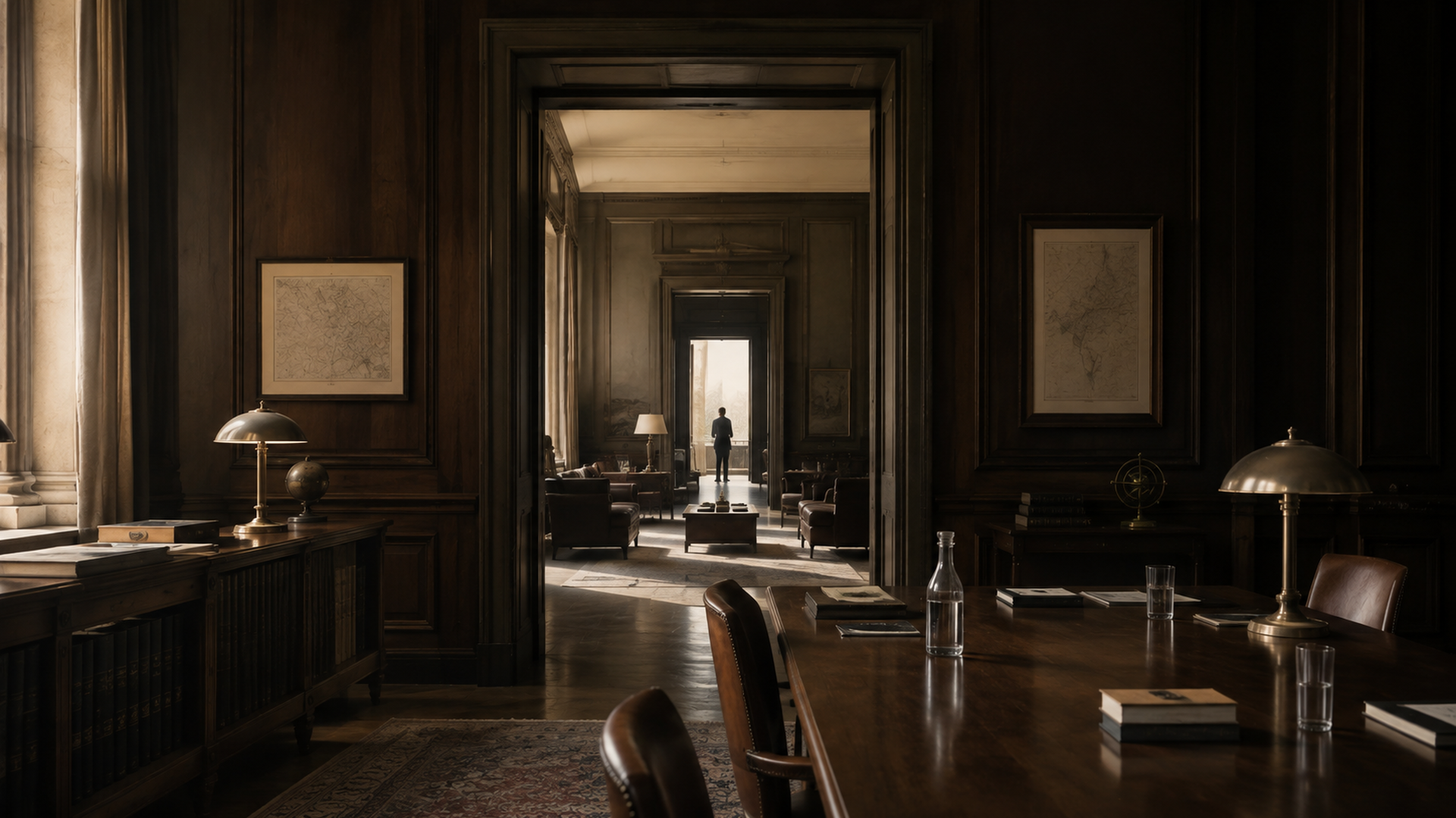 Senior practitioners in discussion around a working table